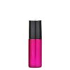 5 ml colorful roller bottle- black bottlecup - pink