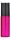 5 ml colorful roller bottle- black bottlecup - pink