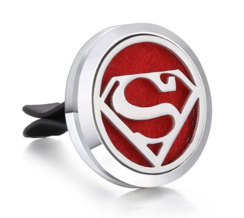 Essential oil, aroma car diffuser vent clip - Superman