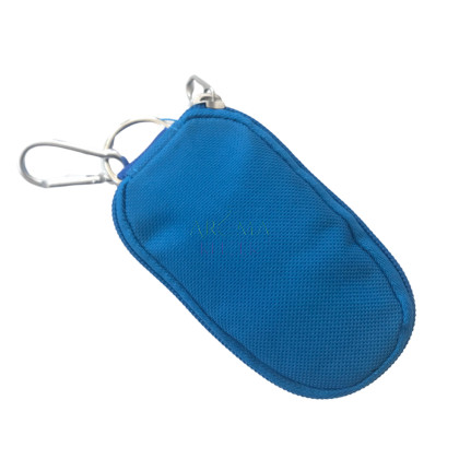  Essential oil holder bag with keychain - black