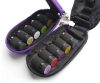  Essential oil holder bag with keychain - black