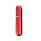 Bottle with spray head, aluminum cover - 5 ml (red)