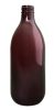 500 ml brown plastic bottle with pump head