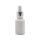 Bottle with dropper cup - 15 ml (white)