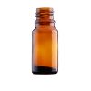 Bottle with dropper cup - 10 ml (amber)