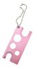 Metal opener for essential oil bottles - puder pink