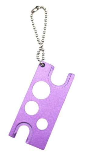 Metal opener for essential oil bottles - puder pink