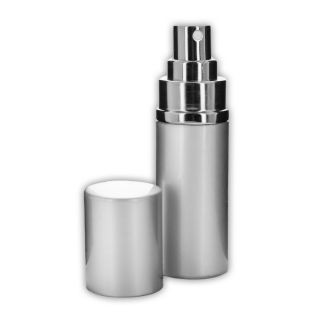 Parfume glass with silver metal case - 20 ml