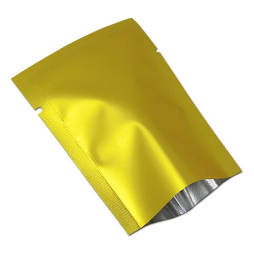 Aluminium foil heat seal - 5x7 cm - gold