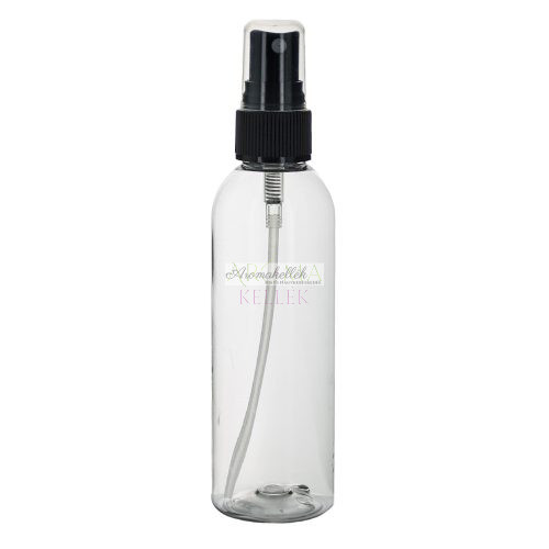  Brown plastic bottle with spray head - 100 ml