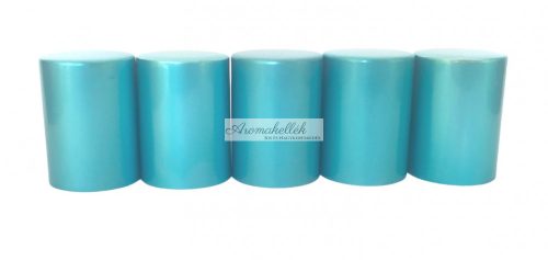 Aluminium kupak roll-on üvegekre (5 db) - kék