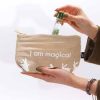 Cotton Canvas Essential Oil Pouch - I'M LOVED