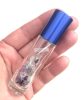 Forehead chakra (third eye) roller glass for essential oils - with minerals