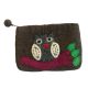 Essential oil holder, storage bag - owl (brown)