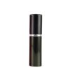 Parfume glass with metal case - 10 ml - shinning black