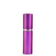 Pumpás head glass with metal case - 10 ml - shinning purple