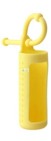 Silicon essentinal oil case for 10 ml bottle- yellow